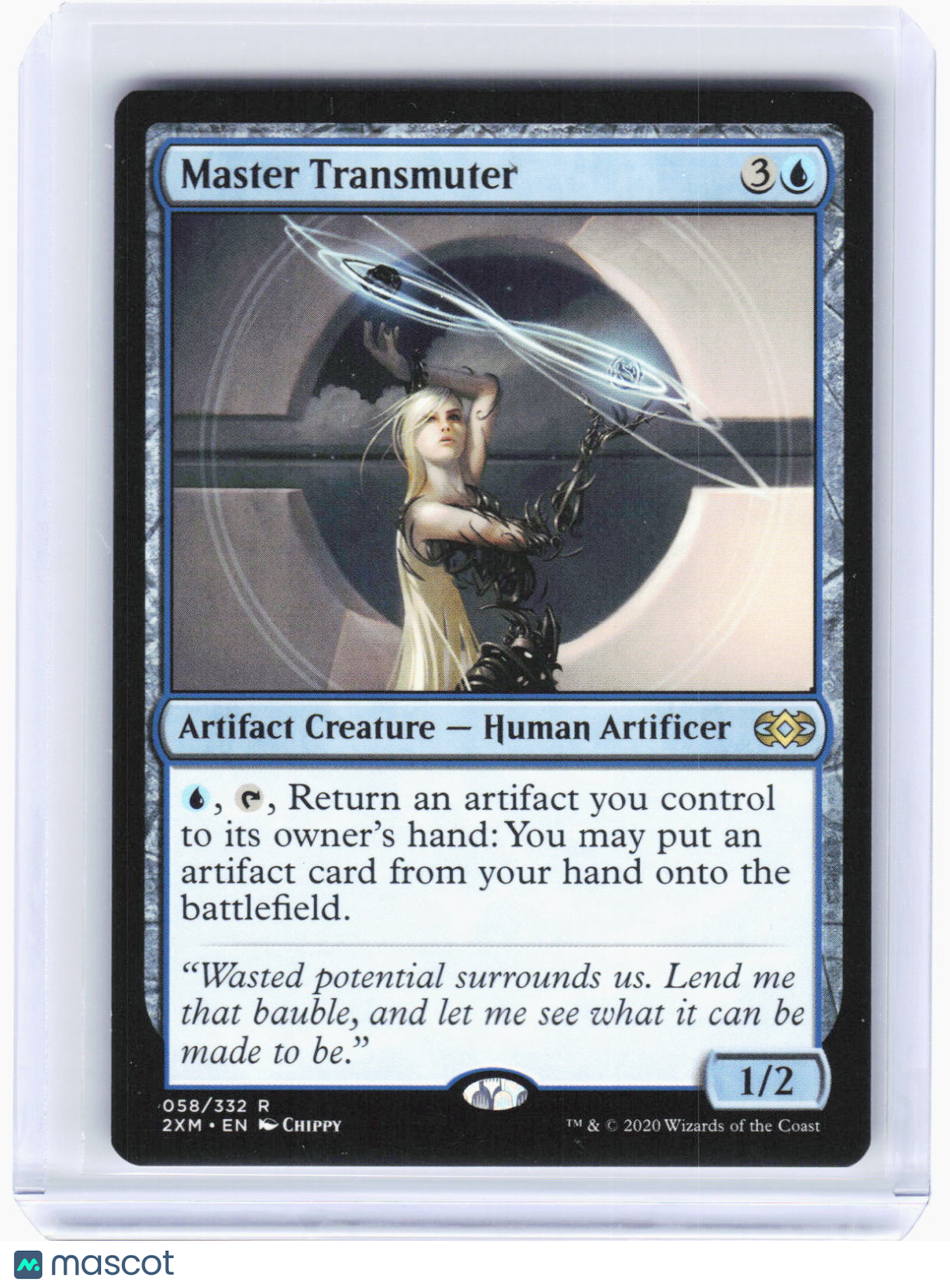 2020 Magic: The Gathering—Master Transmuter #58 Double Masters—Rare Non-Foil