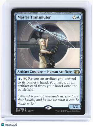 2020 Magic: The Gathering—Master Transmuter #58 Double Masters—Rare Non-Foil