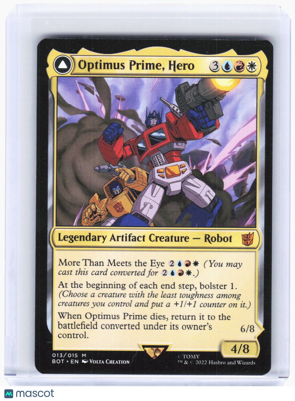 2022 Magic: The Gathering—Optimus Prime, Hero #13 (BOT)—Mythic Non-Foil