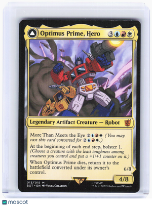 2022 Magic: The Gathering—Optimus Prime, Hero #13 (BOT)—Mythic Non-Foil