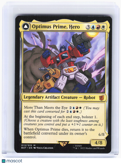 2022 Magic: The Gathering—Optimus Prime, Hero #13 (BOT)—Mythic Non-Foil