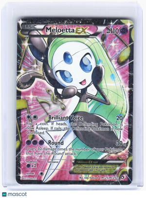 2013 Pokemon—Meloetta EX #RC25 Legendary Treasures: RC—Ultra Rare Holo [Damage]