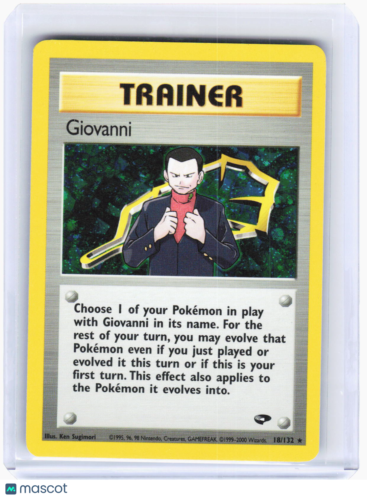 2000 Pokemon—Giovanni #18 Gym Challenge—Rare Holo [Heavily Played]