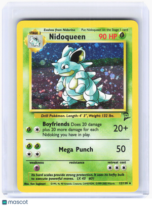 2000 Pokemon—Nidoqueen #12 Base Set 2—Rare Holo [Moderately Played]