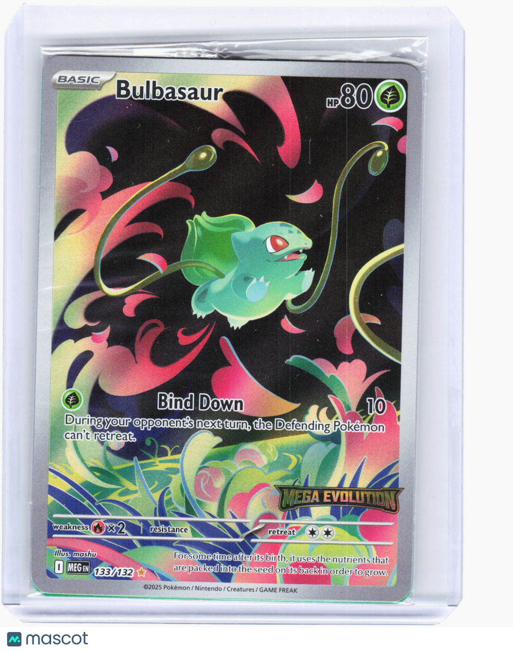 2025 Pokemon—Bulbasaur #133 MCAP—Illustration Rare Holo (Stamped) (Sealed)