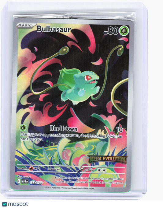 2025 Pokemon—Bulbasaur #133 MCAP—Illustration Rare Holo (Stamped) (Sealed)