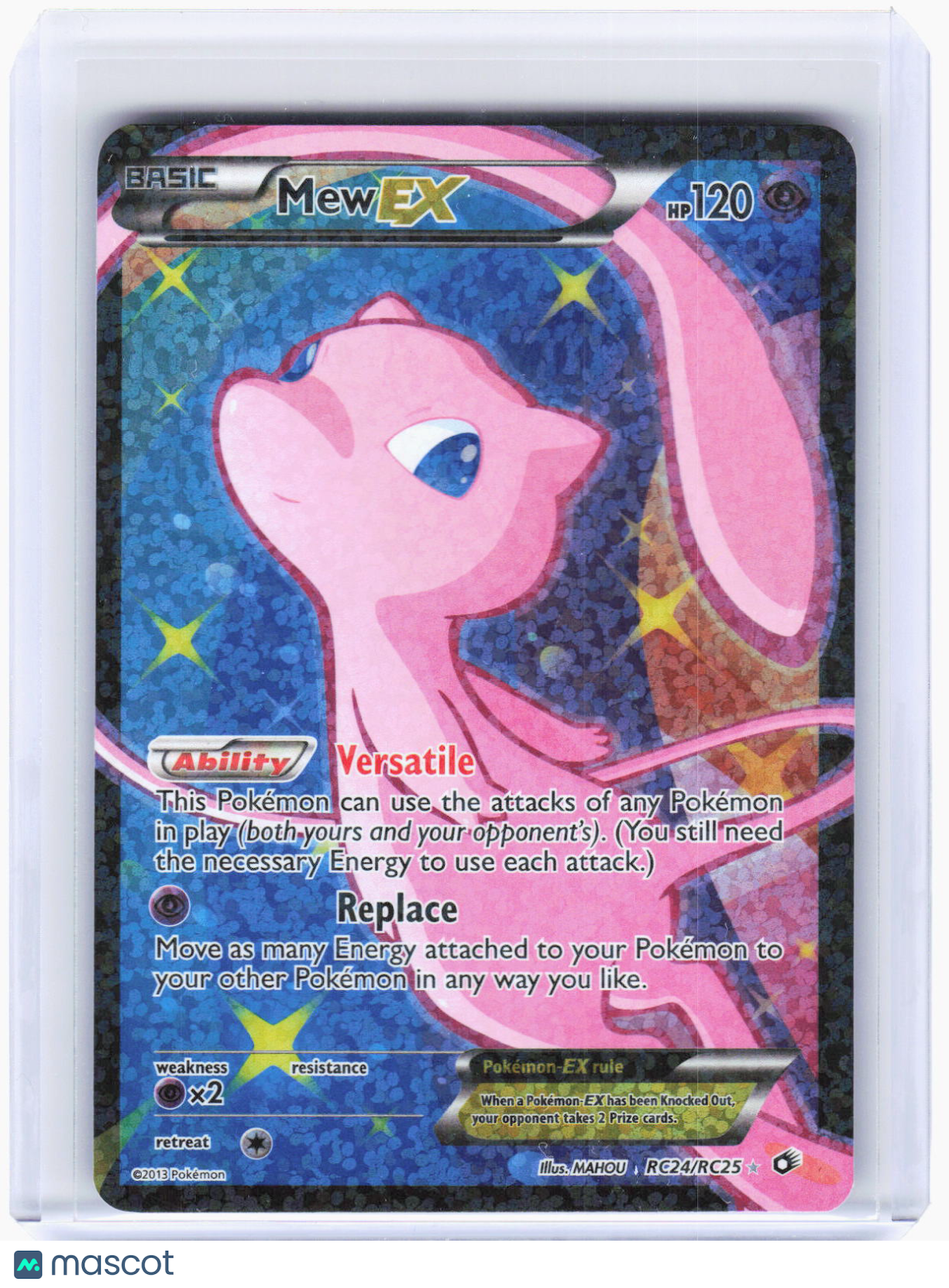 2013 Pokemon—Mew EX #RC24 Legendary Treasures: Radiant Collection—UR Holo [MP]