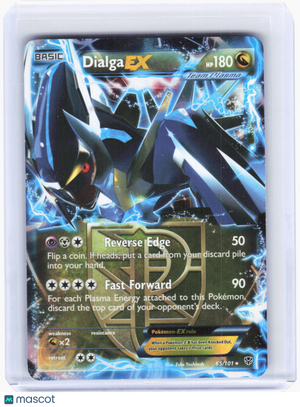 2013 Pokemon—Dialga EX #65 Plasma Blast—Ultra Rare Holo [Heavily Played]