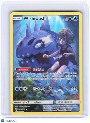 2019 Pokemon—Wishiwashi #240 Cosmic Eclipse—Secret Rare Holo