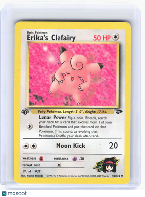 2000 Pokemon—Erika's Clefairy #40 Gym Challenge—Uncommon Nonholo [DMG] (1st ED)