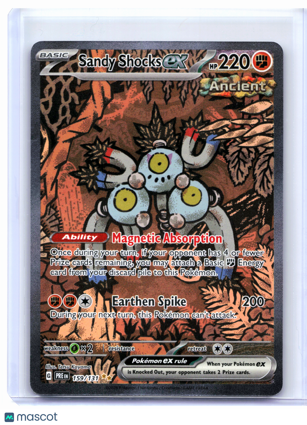 2025 Pokemon—Sandy Shocks ex #250 Prismatic Evolutions—Special Illustration Rare