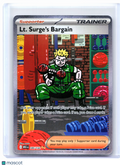 2025 Pokemon—Lt. Surge's Bargain #185/132 Mega Evolution Base Set—SIR Holo