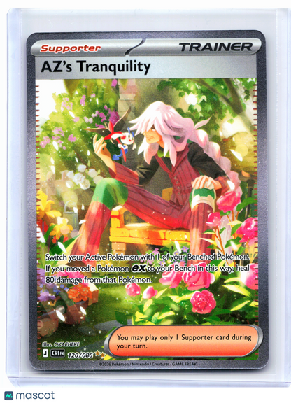 2026 Pokemon—AZ's Tranquility #120/086 Chaos Rising—Special Illustration Rare