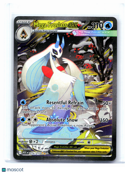 2026 Pokemon—Mega Froslass ex #275/217 Ascended Heroes—Special Illustration Rare