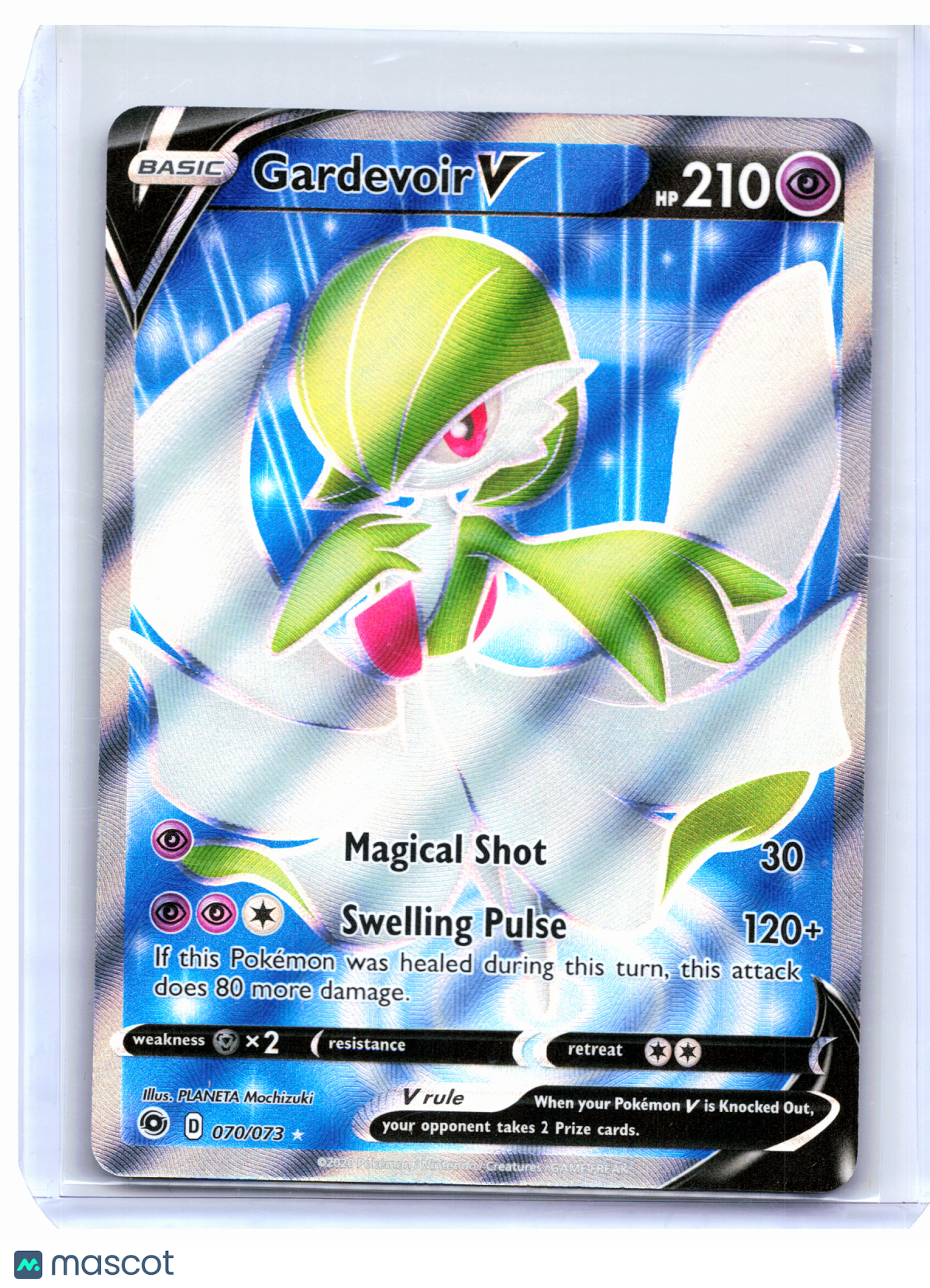 2020 Pokemon—Gardevoir V (Full Art) #070/073 Champion’s Path—Ultra Rare Holo