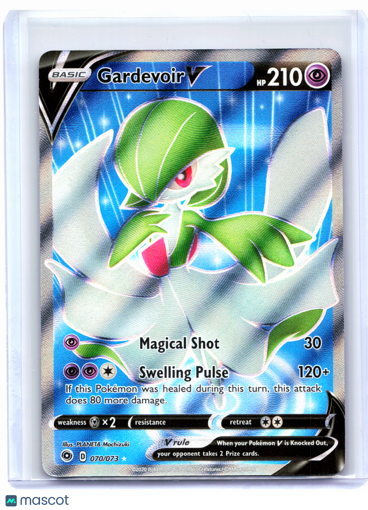 2020 Pokemon—Gardevoir V (Full Art) #070/073 Champion’s Path—Ultra Rare Holo