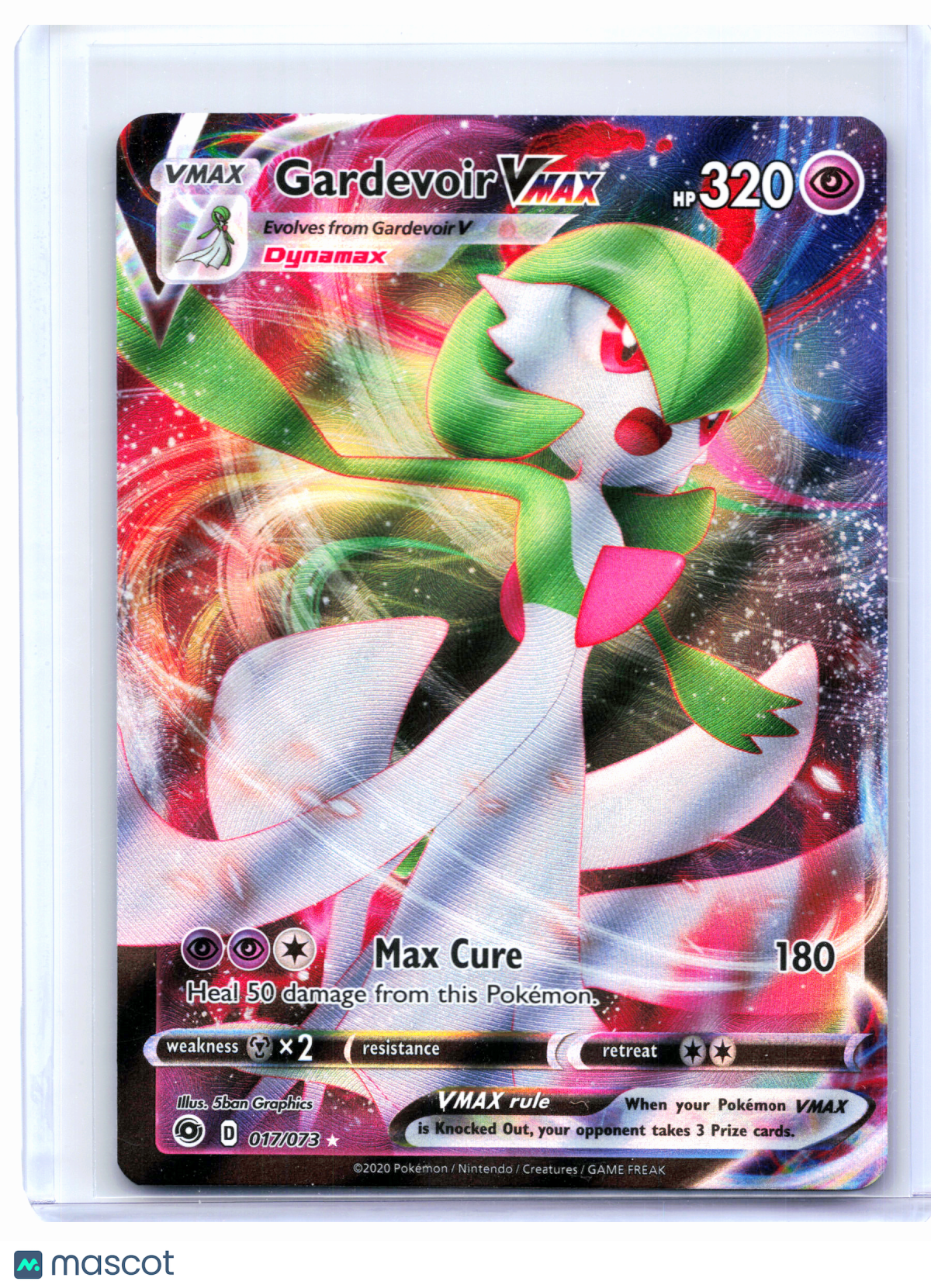 2020 Pokemon—Gardevoir VMAX #017/073 Champion’s Path—Ultra Rare Holo
