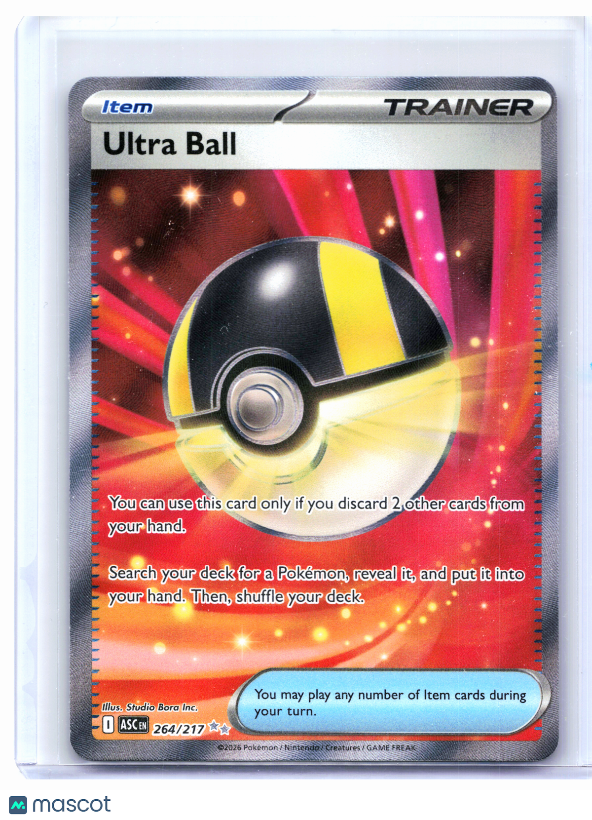 2026 Pokemon—Ultra Ball #264/217 Ascended Heroes—Ultra Rare Holo