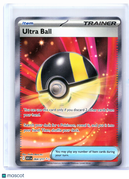 2026 Pokemon—Ultra Ball #264/217 Ascended Heroes—Ultra Rare Holo