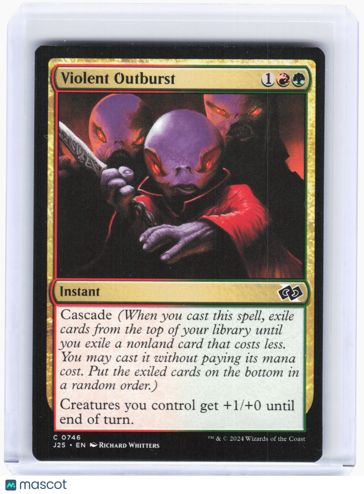 2024 Magic: The Gathering—Violent Outburst #746 (J25)—Common Non-Foil