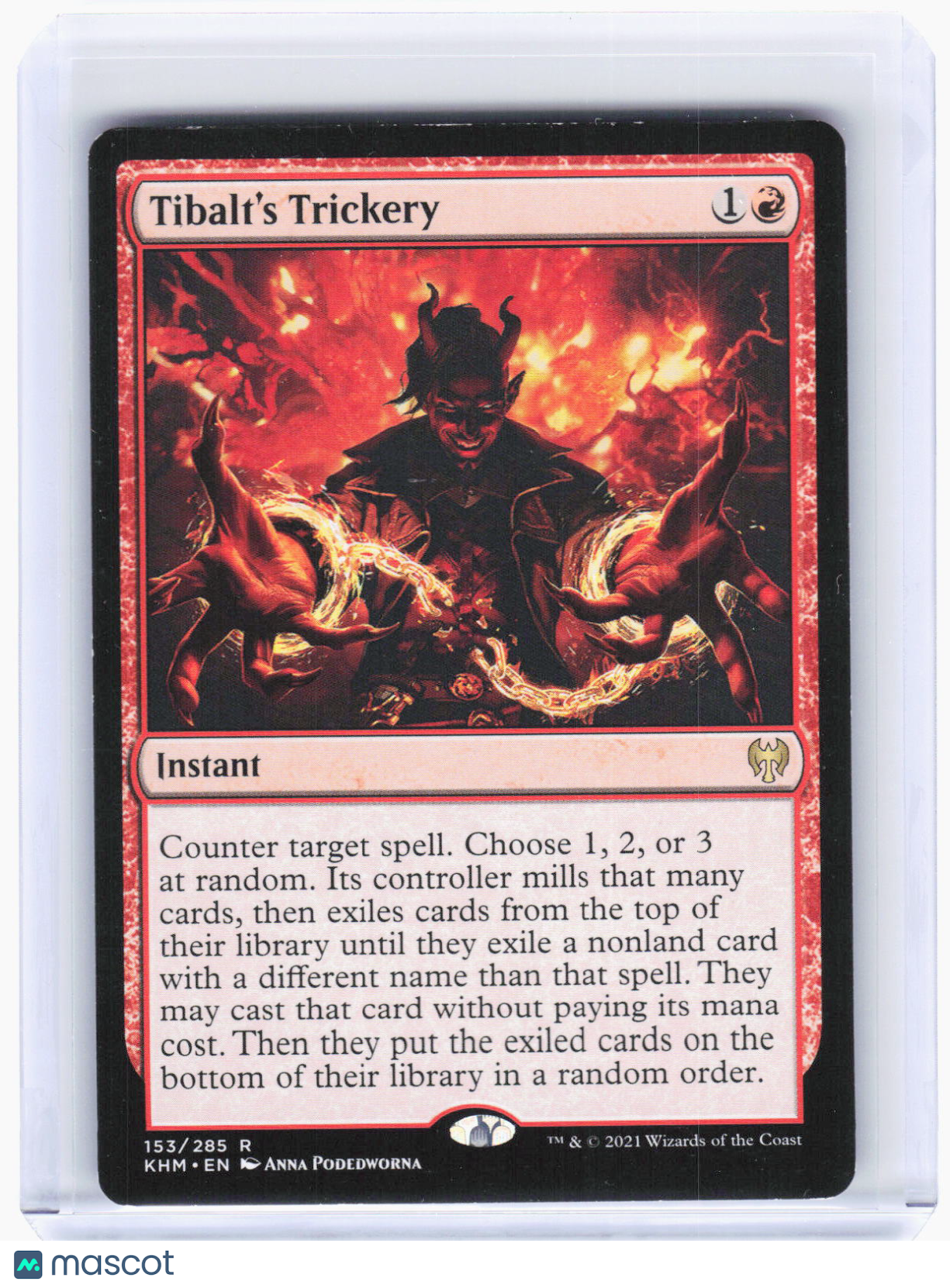 2021 Magic: The Gathering—Tibalt's Trickery #153 Kaldheim—Rare Non-Foil