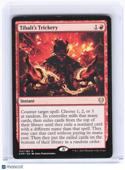 2021 Magic: The Gathering—Tibalt's Trickery #153 Kaldheim—Rare Non-Foil