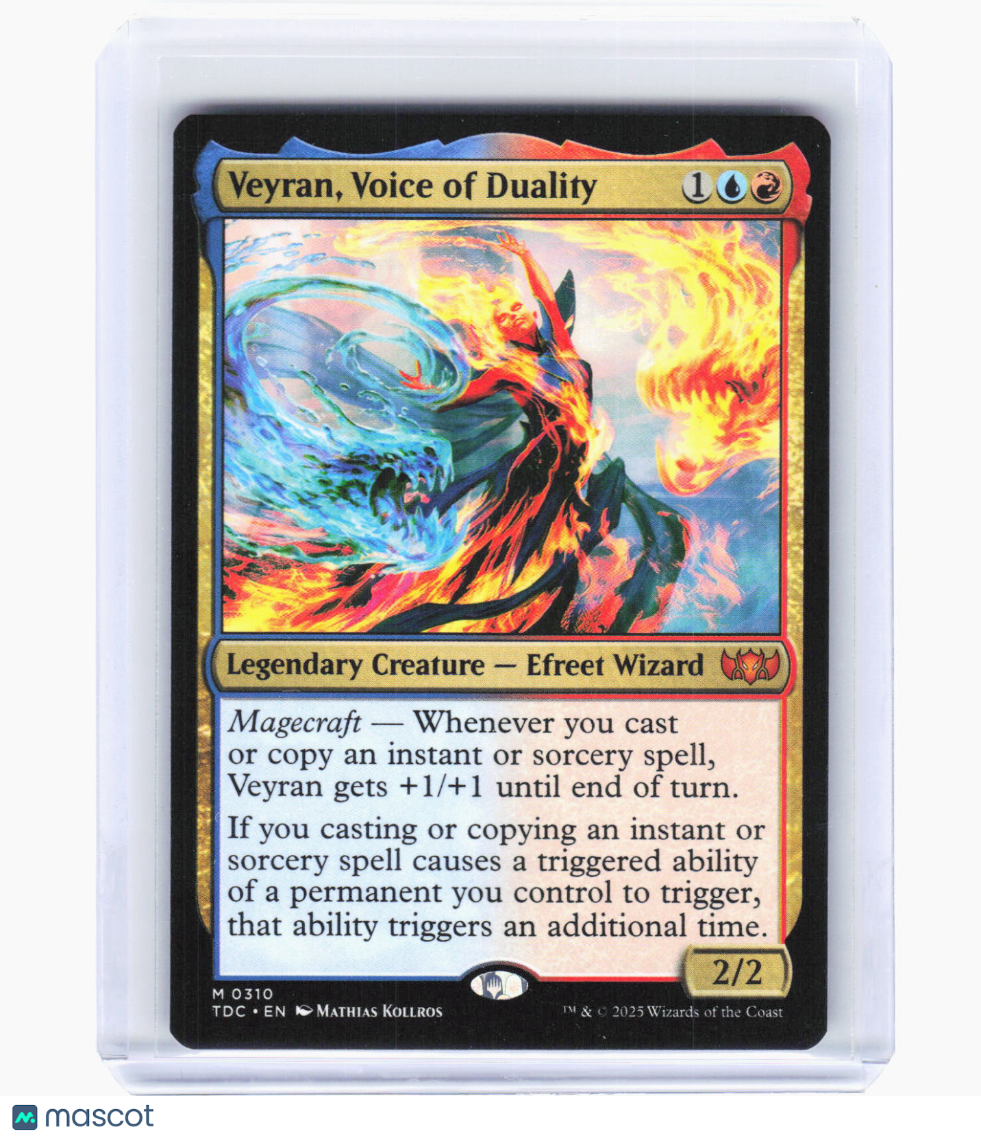 2021 Magic: The Gathering—Veyran, Voice of Duality #310 (TDC)—Mythic Non-Foil