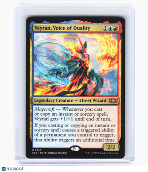 2021 Magic: The Gathering—Veyran, Voice of Duality #310 (TDC)—Mythic Non-Foil