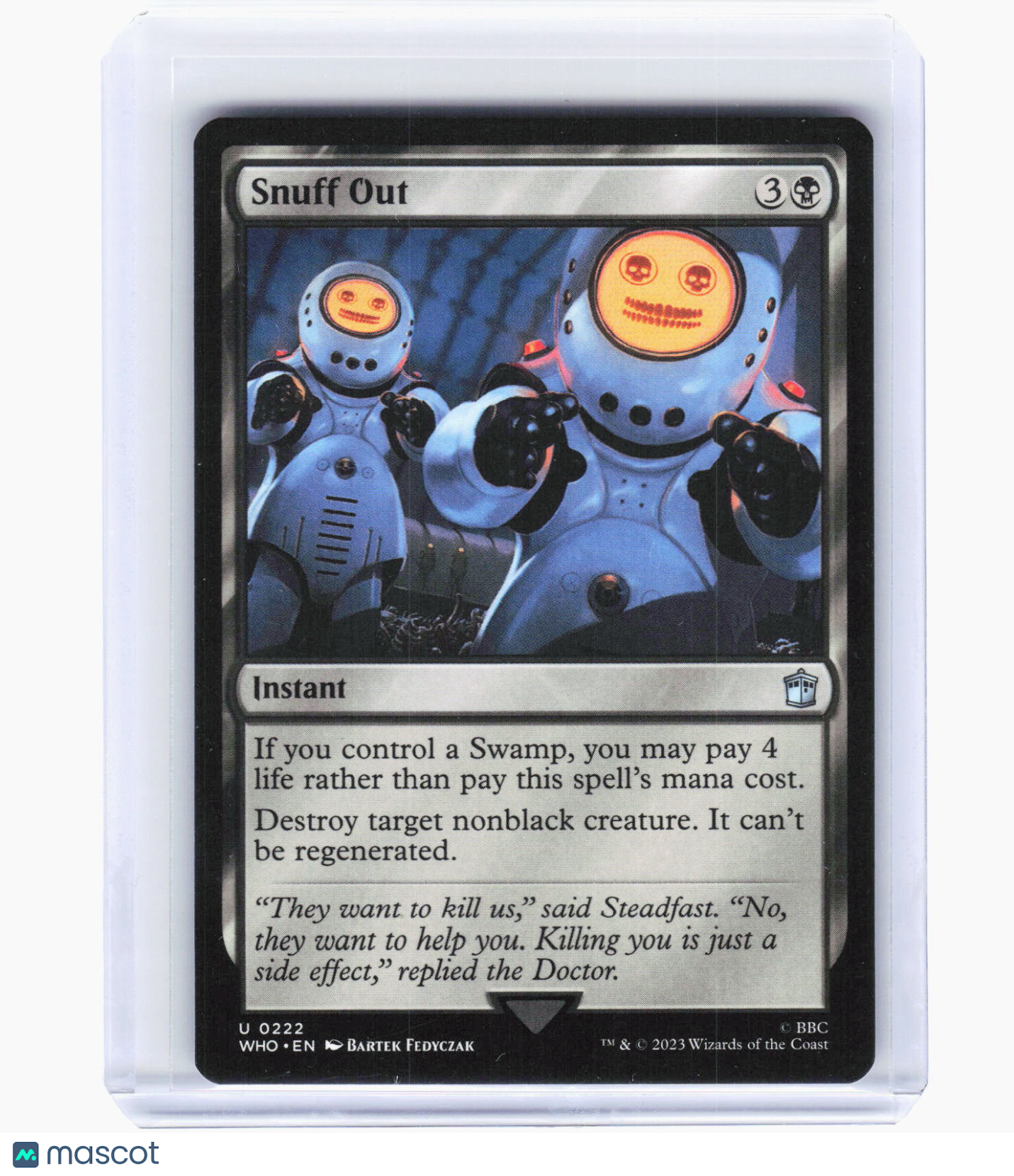 2023 Magic: The Gathering—Snuff Out #222 (WHO)—Uncommon Non-Foil