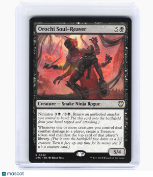 2024 Magic: The Gathering—Orochi Soul-Reaver #22 (OTC)—Rare Non-Foil
