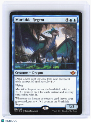 2021 Magic: The Gathering—Murktide Regent #52 Modern Horizons 2—Mythic Non-Foil