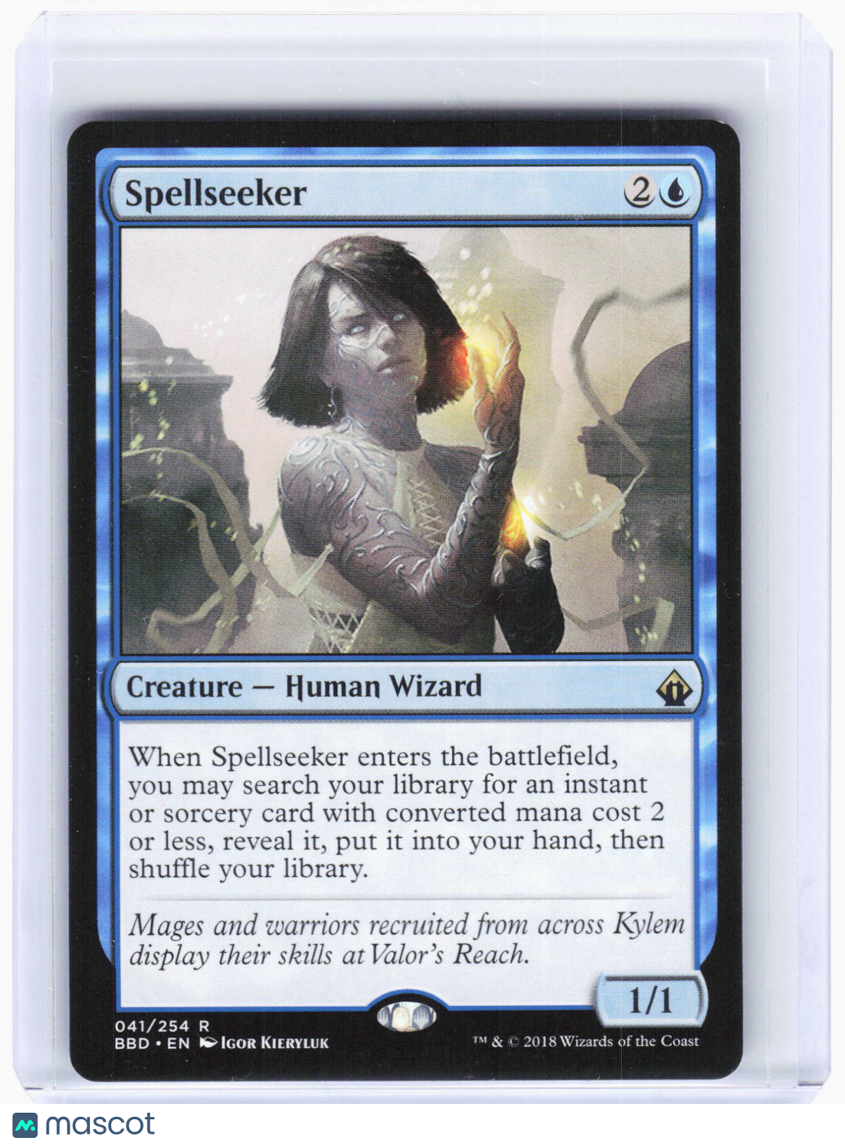 2018 Magic: The Gathering—Spellseeker #41 Battlebond—Rare Non-Foil
