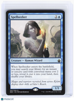 2018 Magic: The Gathering—Spellseeker #41 Battlebond—Rare Non-Foil