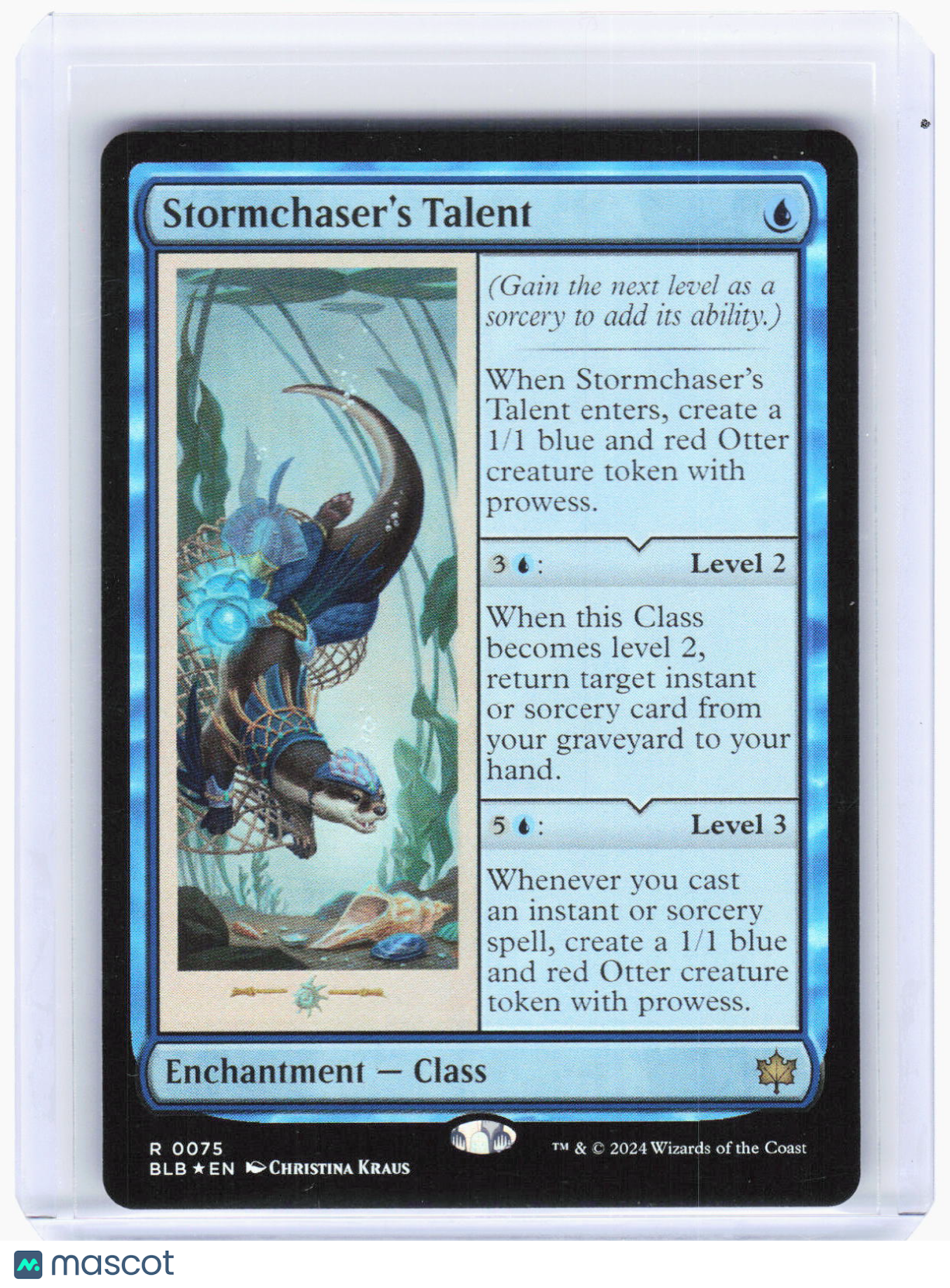 2024 Magic: The Gathering—Stormchaser's Talent #75 Bloomburrow—Rare Foil