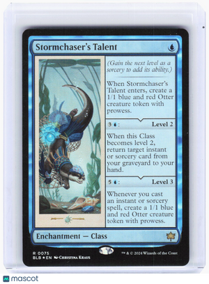 2024 Magic: The Gathering—Stormchaser's Talent #75 Bloomburrow—Rare Foil