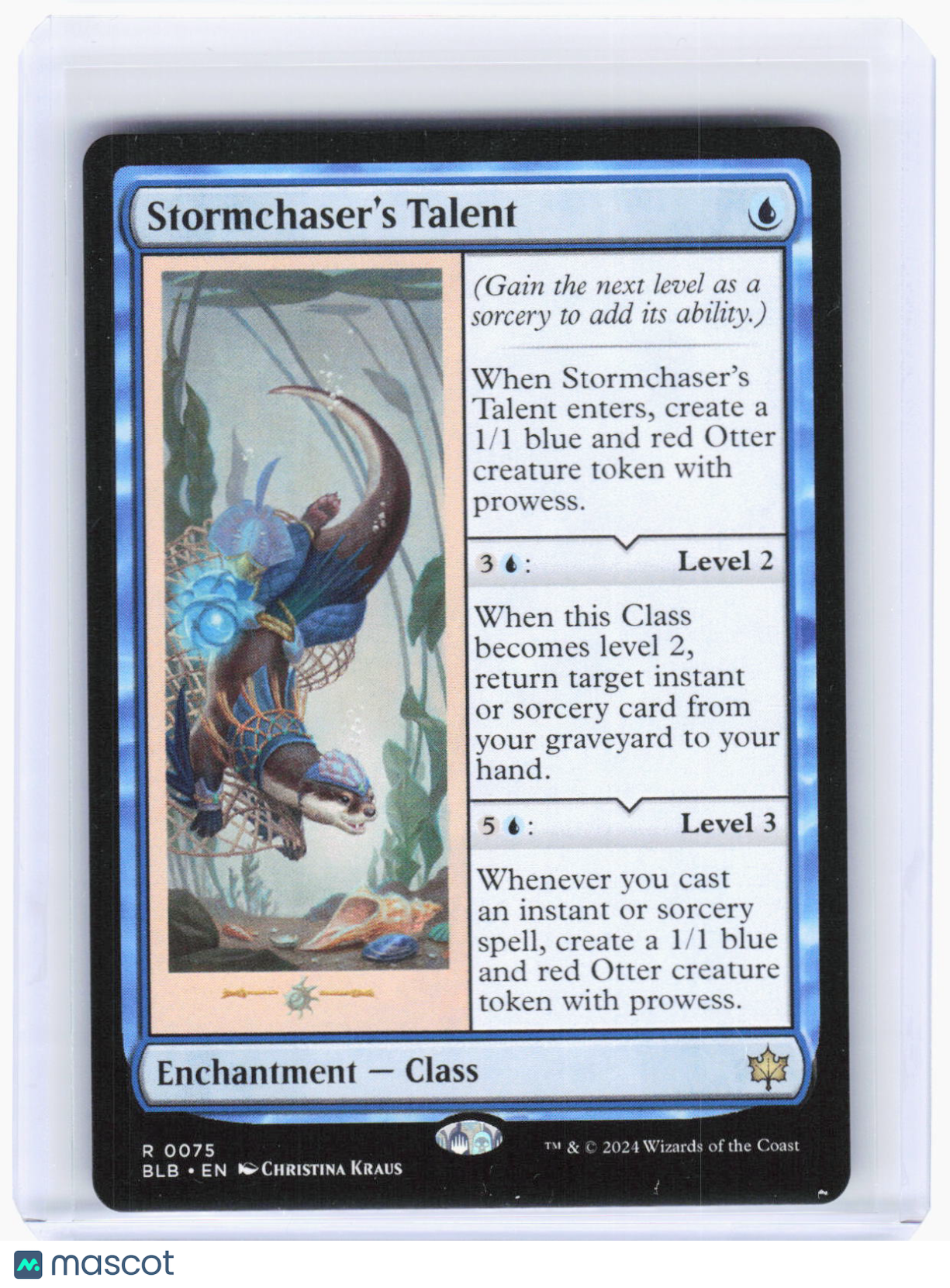 2024 Magic: The Gathering—Stormchaser's Talent #75 Bloomburrow—Rare Non-Foil