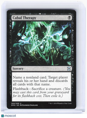 2016 Magic: The Gathering—Cabal Therapy #83 Eternal Masters—Uncommon Non-Foil