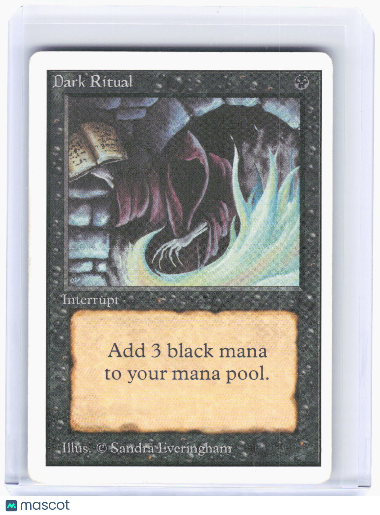 1994 Magic: The Gathering—Dark Ritual Unlimited Edition—Common Non-Foil (MP)