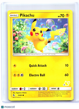 2019 Pokemon—Pikachu (#2 Pikachu Stamped) #19/68 Battle Academy—Promo Nonholo