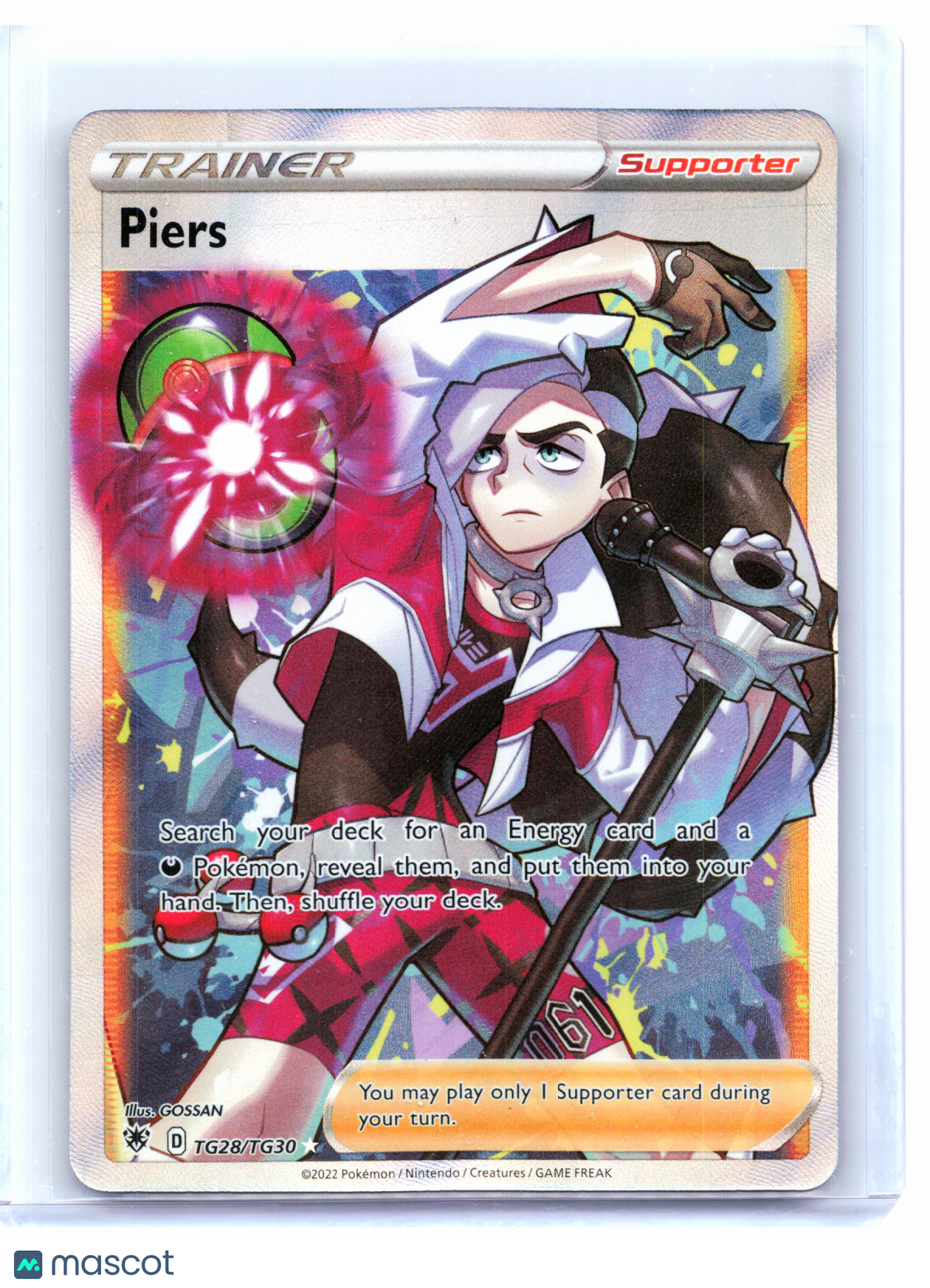 2022 Pokemon—Piers #TG28/TG30 Astral Radiance Trainer Gallery—Ultra Rare Holo