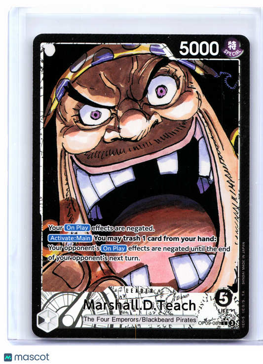 2024 One Piece—Marshall.D.Teach (Alternate Art) #OP09-081—Leader Foil