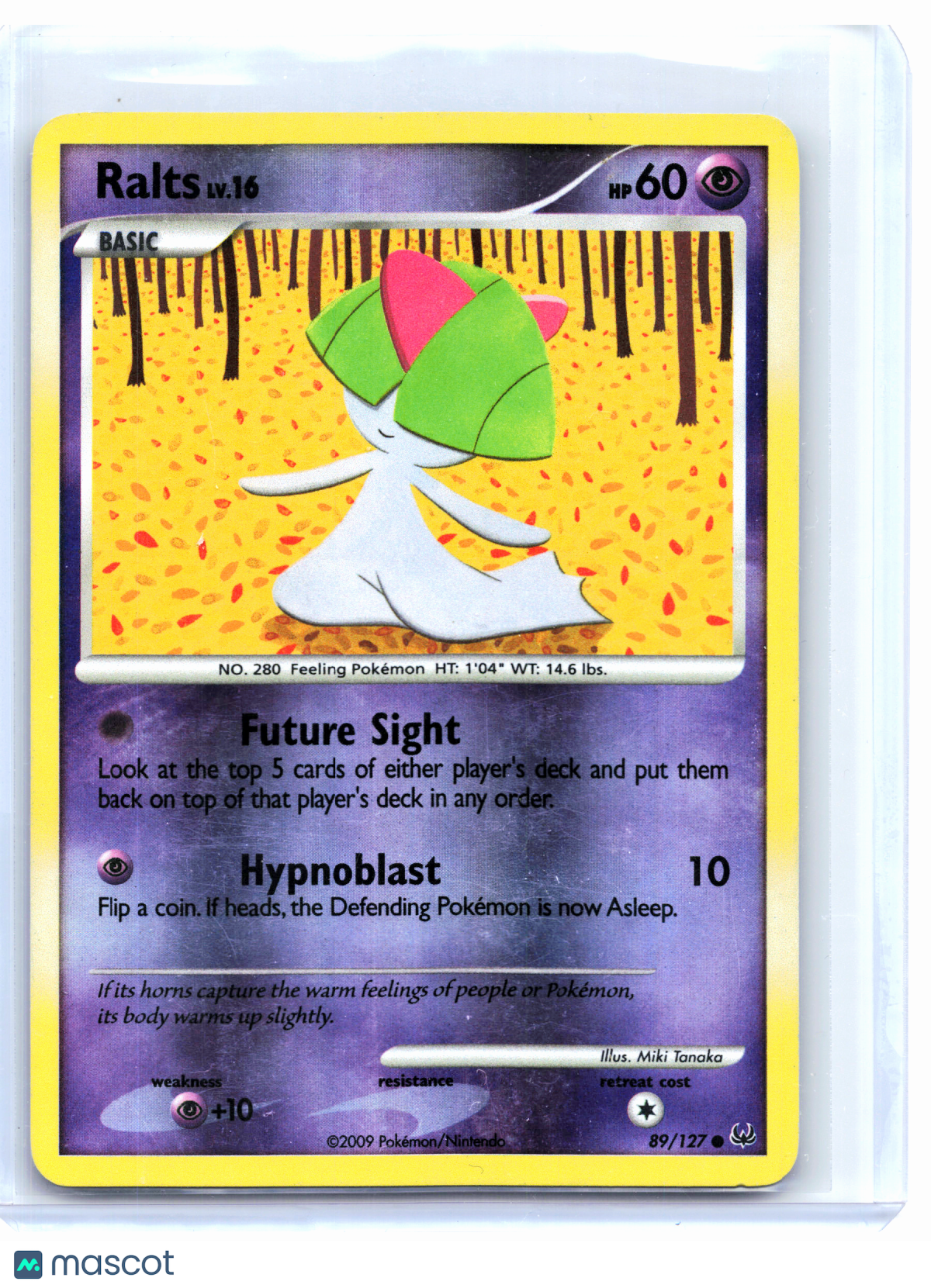 2009 Pokemon—Ralts #89/127 Platinum—Common Reverse Holo [Lightly Played]