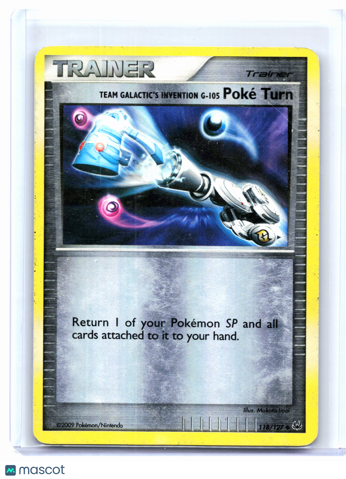2009 Pokemon—Team Galactic's Invention G-105 Poké Turn #118 PL—Reverse Holo [HP]