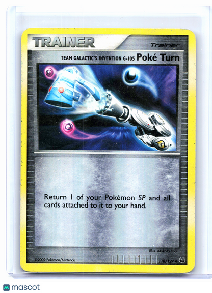 2009 Pokemon—Team Galactic's Invention G-105 Poké Turn #118 PL—Reverse Holo [HP]