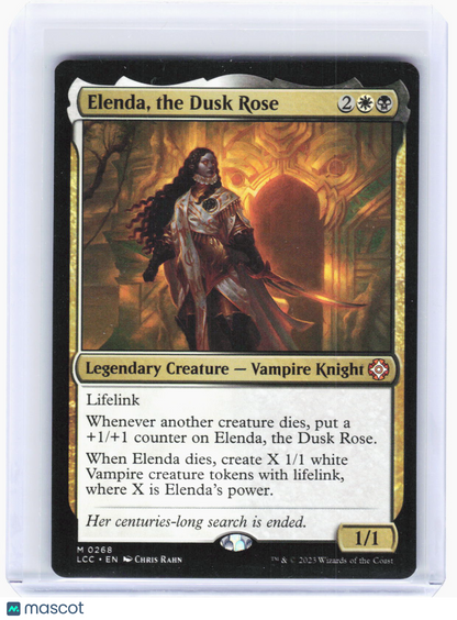 2023 Magic: The Gathering—Elenda, the Dusk Rose #268 (LCC)—Mythic Non-Foil
