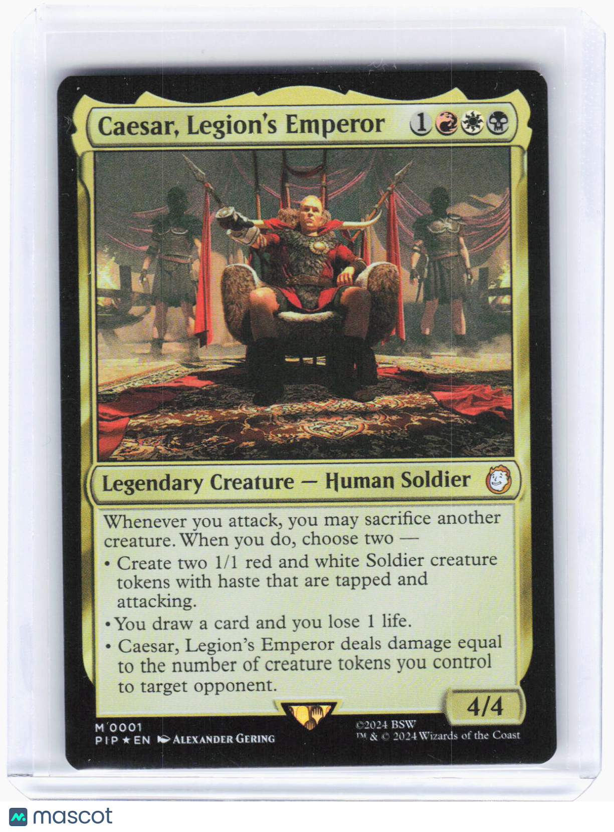2024 Magic: The Gathering—Caesar, Legion's Emperor #1 (PIP)—Mythic Foil