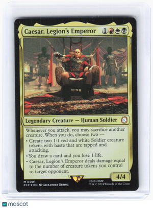 2024 Magic: The Gathering—Caesar, Legion's Emperor #1 (PIP)—Mythic Foil