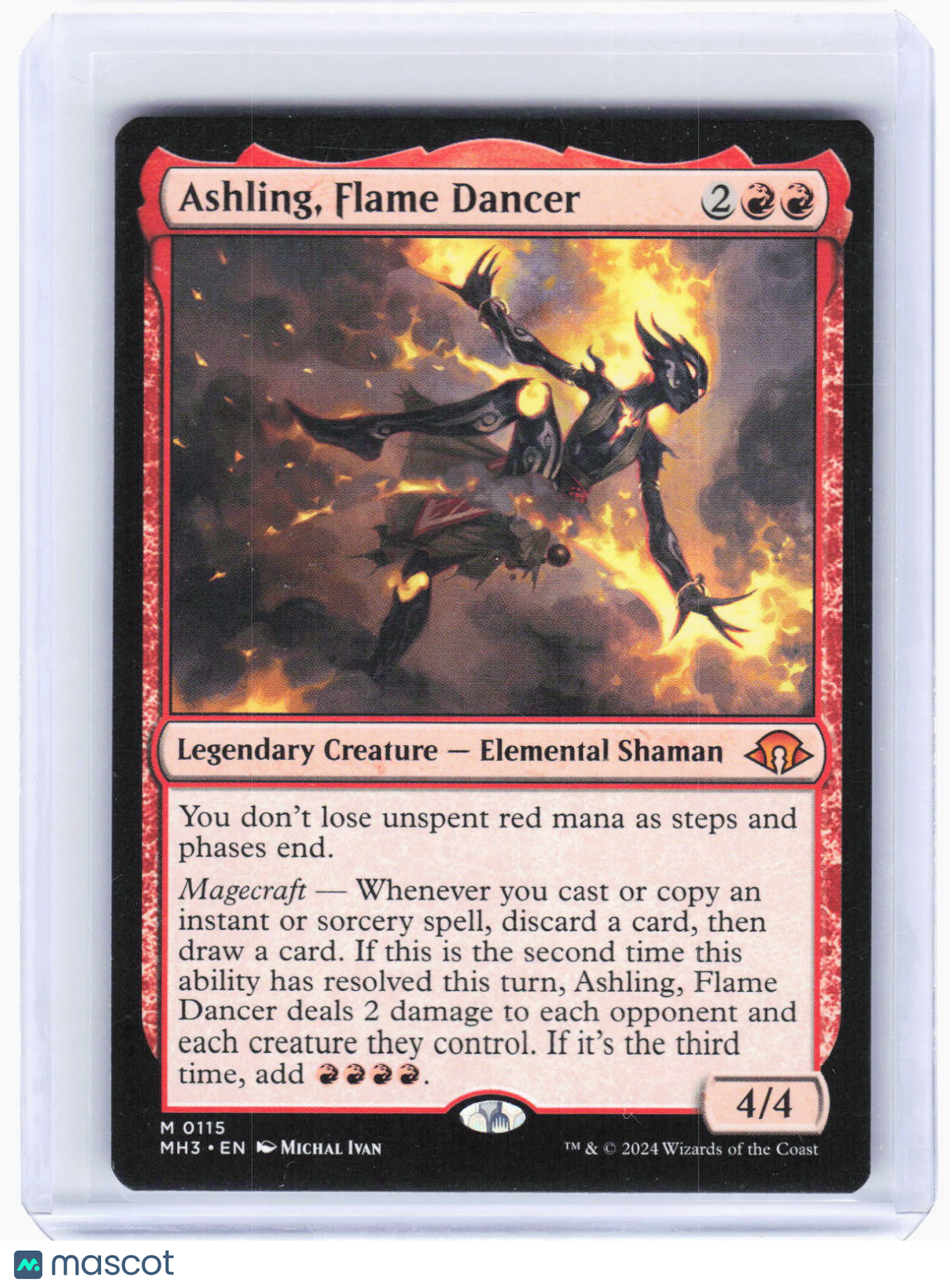 2024 Magic: The Gathering—Ashling, Flame Dancer #115 (MH3)—Mythic Non-Foil