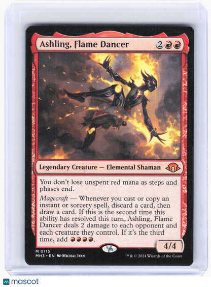 2024 Magic: The Gathering—Ashling, Flame Dancer #115 (MH3)—Mythic Non-Foil