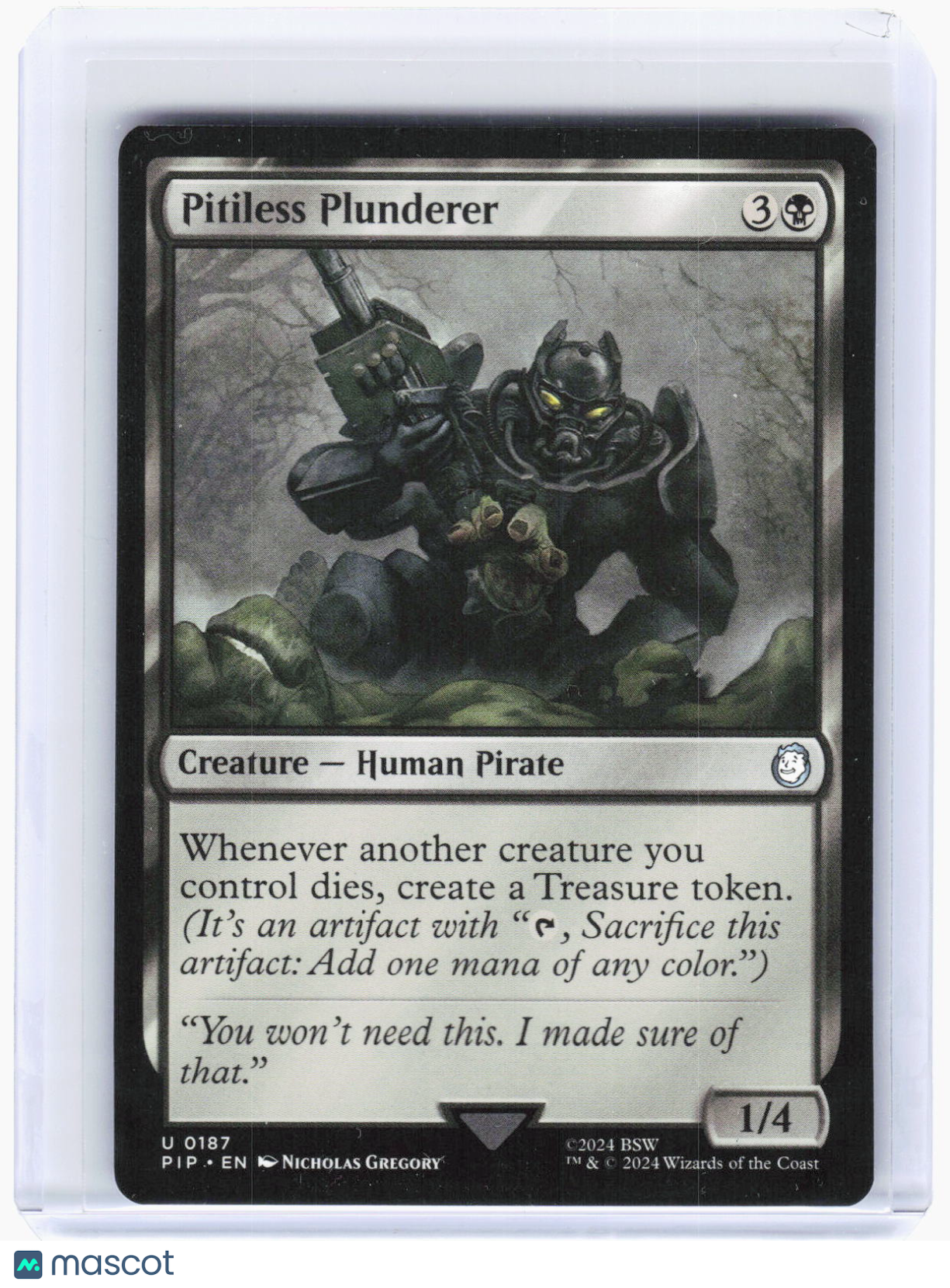2024 Magic: The Gathering—Pitiless Plunderer #187 (PIP)—Uncommon Non-Foil